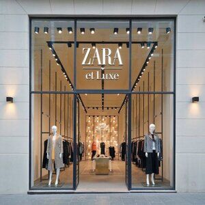 Zara (Vietnam) Ladies Classic Double Breasted Pin-Striped Blazer